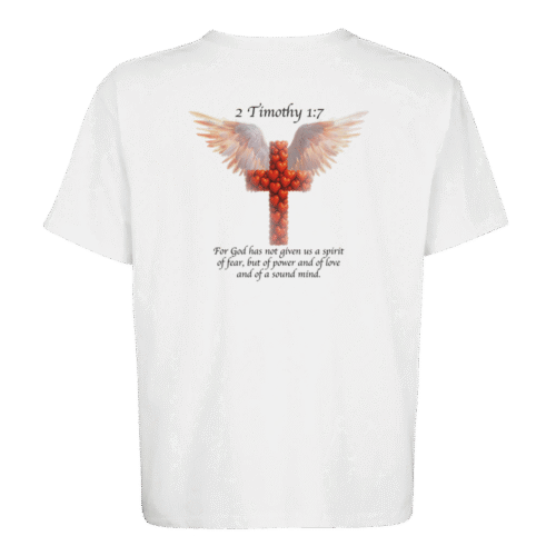 2 Timothy 1:7 | Unisex Oversized T-shirt