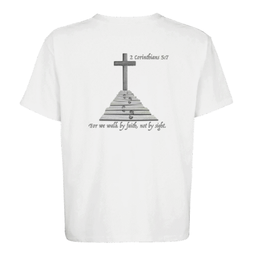 2 Corinthians 5:7 | Unisex Oversized T-shirt