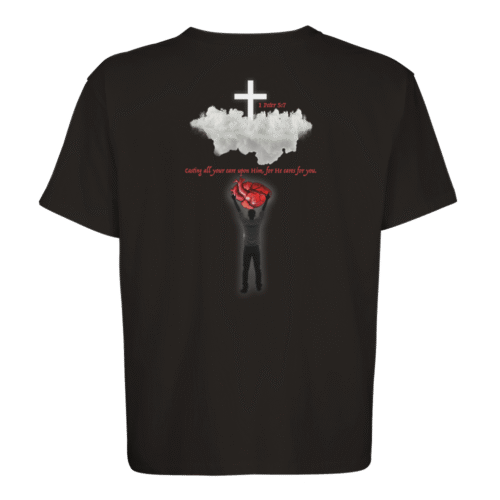 1 Peter 5:7 | Unisex Oversized T-shirt